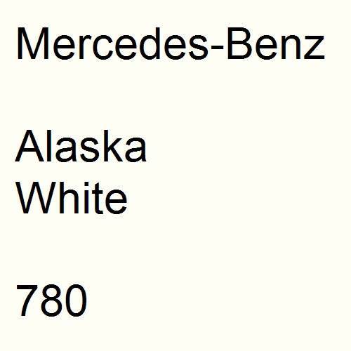 Mercedes-Benz, Alaska White, 780.